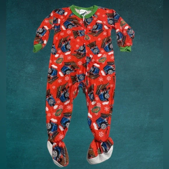 Thomas Friends Pajamas Thomas The Train Footie Pajamas For